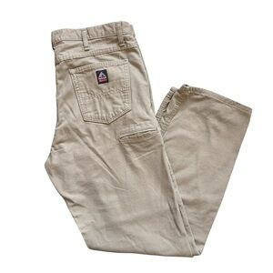 Bulwark FR Flame Resistant Work Pants Khaki Utility Workwear CAT 2 12 cal 38x32